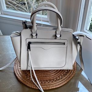 Rebecca Minkoff grey crossbody bag - like new!
